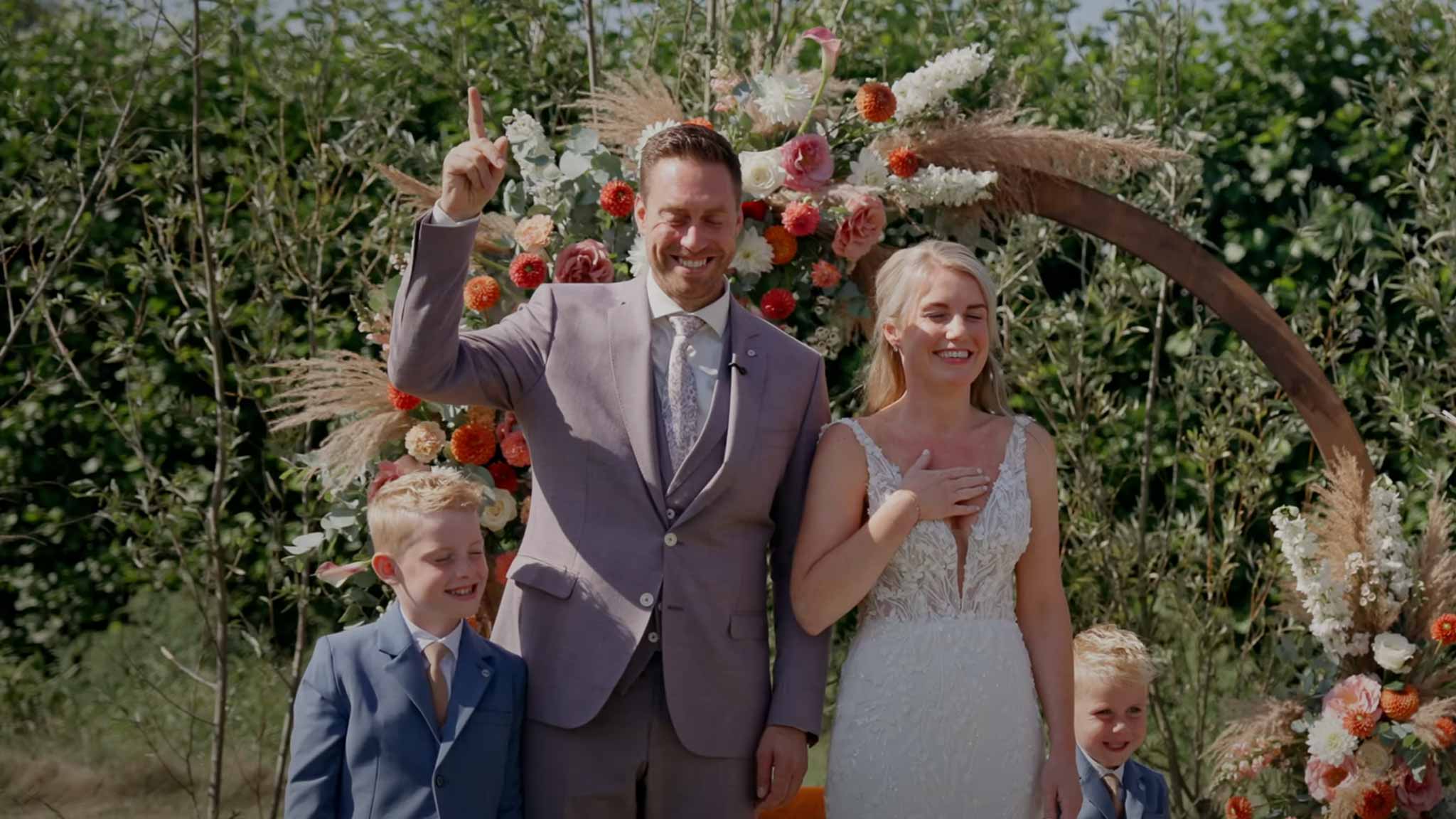 Bruid, Bruidegom tijdens ceremonie